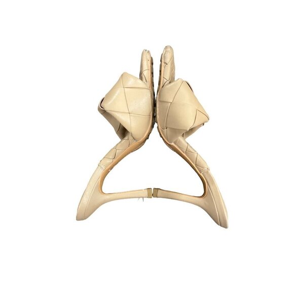 BOTTEGA VENETA The Lido Sandals in Cane Sugar 36 Womens Leather High Heels - Picture 8 of 16